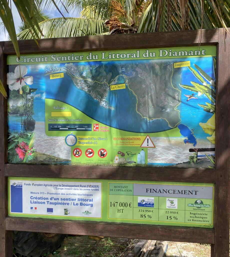 plan du sentier du littoral